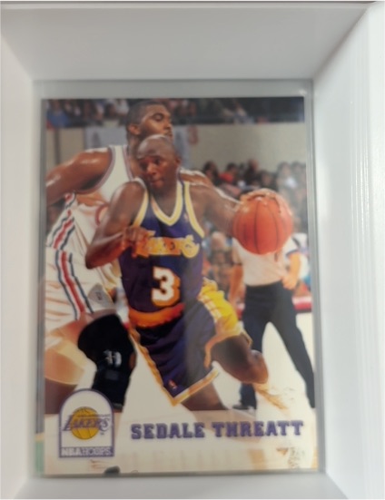 1993-94 NBA Hoops #109 Sedale Threatt — front
