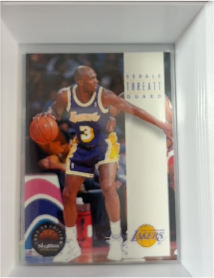 1993-94 SkyBox Premium #100 Sedale Threatt — front