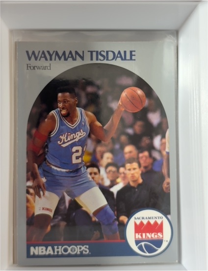 1990-91 NBA Hoops #262 Wayman Tisdale — front