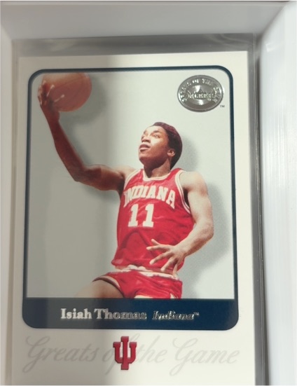2001 Fleer Greats of the Game #30 Isiah Thomas — front