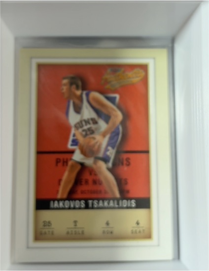 2001-02 Fleer Authentix #4 Iakovos Tsakalidis — front