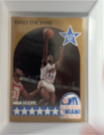1990-91 NBA Hoops #11 Isiah Thomas All-Star East — front