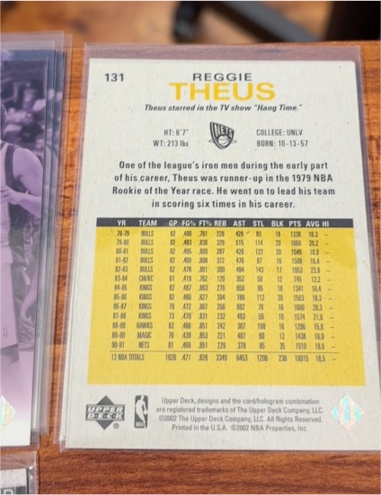 1990-91 SkyBox #399 Reggie Theus — front