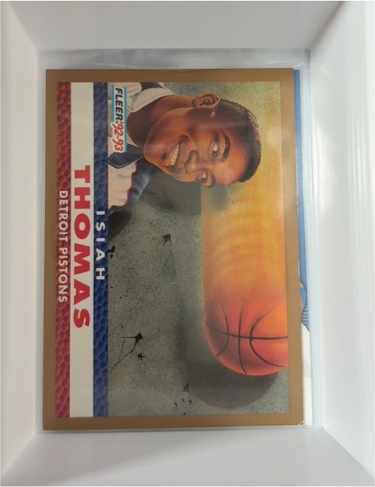 1992-93 Fleer #255 Isiah Thomas — front