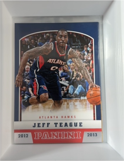 2012-13 Panini Basketball #80 Jeff Teague — front