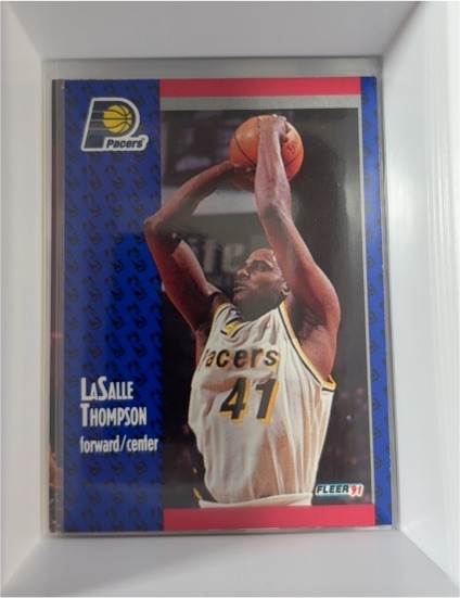 1991-92 Fleer #87 LaSalle Thompson — front