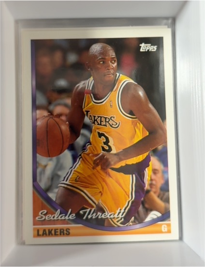 1993-94 Topps #172 Sedale Threatt — front