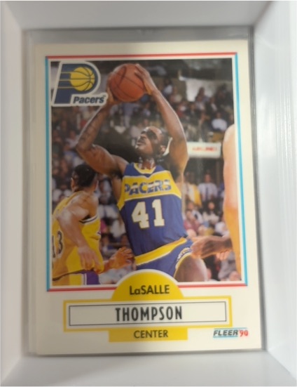 1990-91 Fleer #83 LaSalle Thompson — front