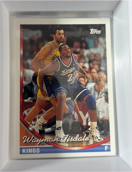 1993-94 Topps #254 Wayman Tisdale — front