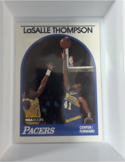 1989 Hoops #281 LaSalle Thompson — front