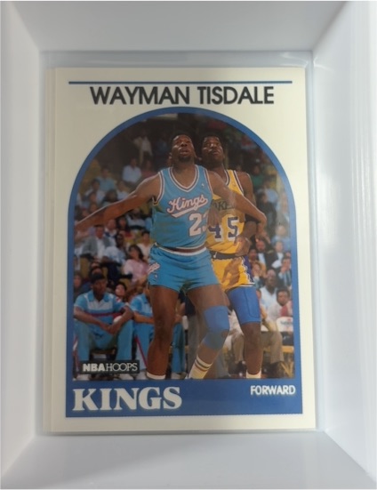 1989-90 NBA Hoops #225 Wayman Tisdale — front