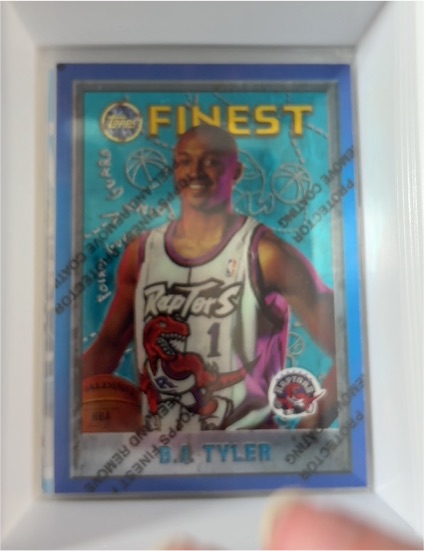 1995-96 Topps Finest #202 B.J. Tyler — front