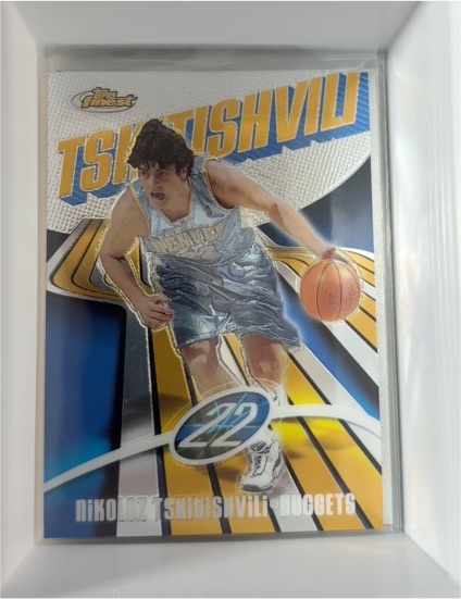 2003-04 Topps Finest #82 Nikoloz Tskitishvili — front