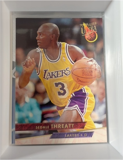 1993-94 Fleer Ultra #277 Sedale Threatt — front