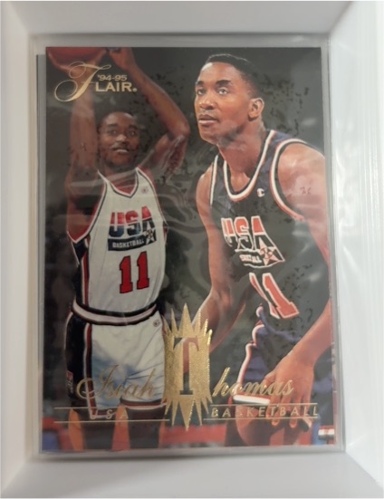 1994-95 Fleer Flair #171 Isiah Thomas USA Basketball — front
