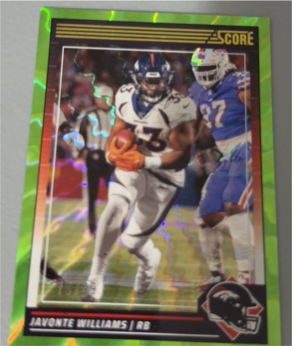 2024 Panini Score #85 Javonte Williams — front