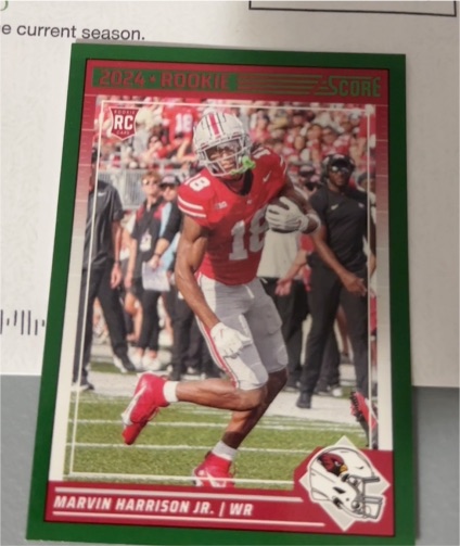 2024 Score #305 Marvin Harrison Jr. — front