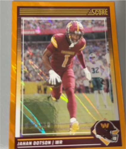 2024 Panini Score #284 Jahan Dotson — front