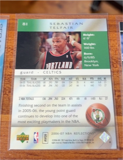 2006-07 Upper Deck #81 Sebastian Telfair — front