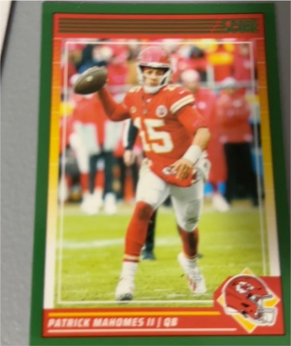 2024 Score #137 Patrick Mahomes II — front