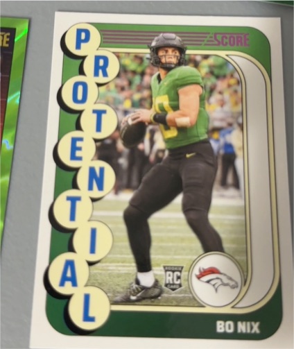 2024 Score Protential #11 Bo Nix — front