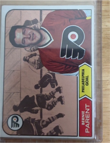 1968-69 Topps #89 Bernie Parent — front