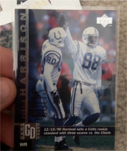 1997 Upper Deck #126 Marvin Harrison — front