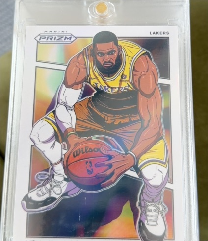 2024-25 Panini Prizm #12 LeBron James — front