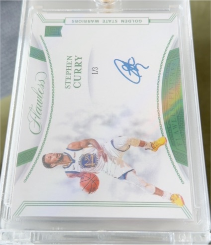 2021-22 Panini Flawless #1 Stephen Curry — front