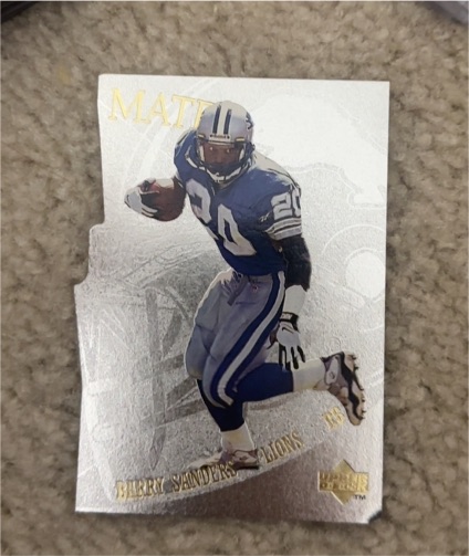 1997 Upper Deck Team Mates #TM20 Barry Sanders — front