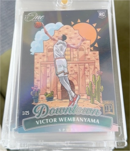 2024 Panini One Downtown #P Victor Wembanyama — front