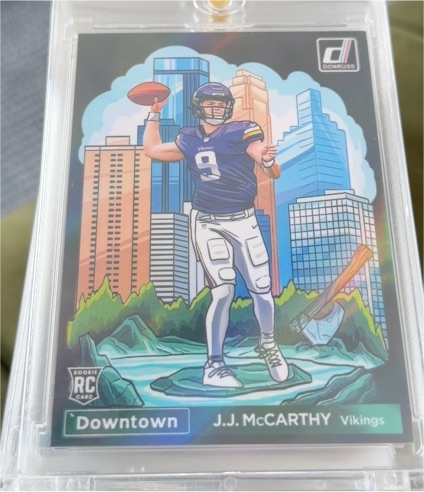 2024 Panini Donruss Downtown #11 J.J. McCarthy — front