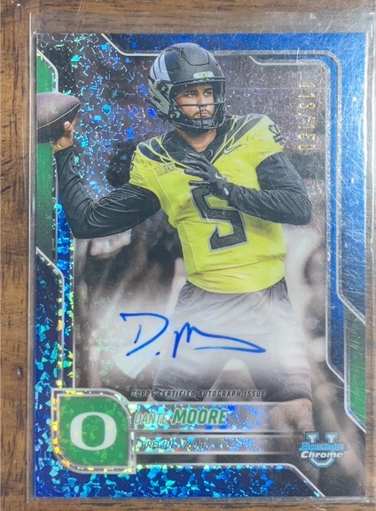 2025 Bowman Chrome University #BCA-DAM Dante Moore — front
