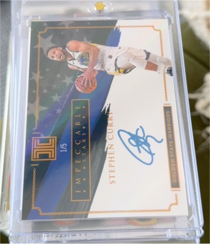 2022 Panini Impeccable Stainless Stars #1 Stephen Curry — front