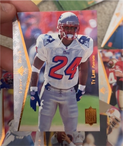 1995 Upper Deck SP #174 Ty Law Rookie Card — front