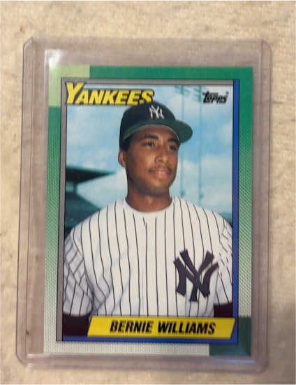 1990 Topps #701 Bernie Williams — front