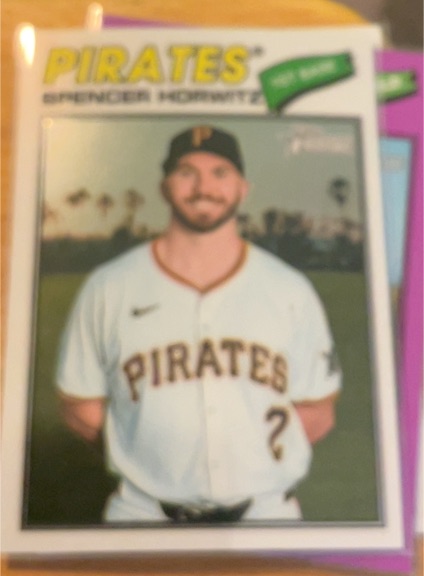 2026 Topps Heritage Chrome #266 Spencer Horwitz — front