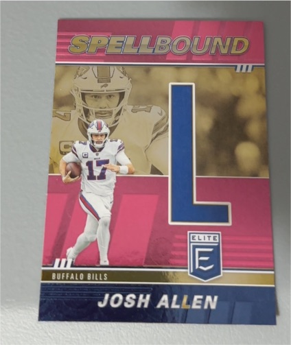 2022 Panini Donruss Elite Spellbound Josh Allen #SB-JA4 — front