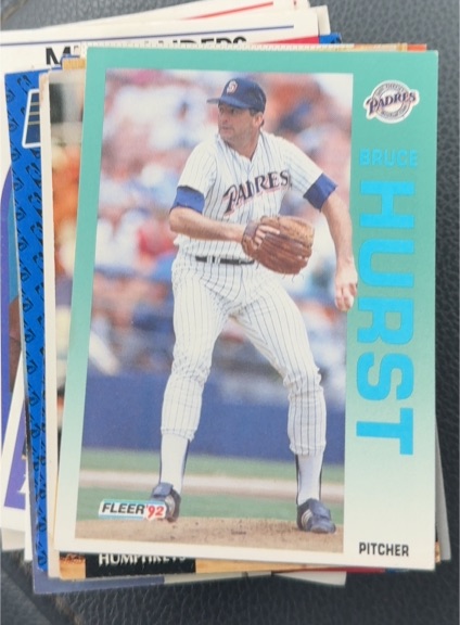 1992 Fleer #608 Bruce Hurst — front