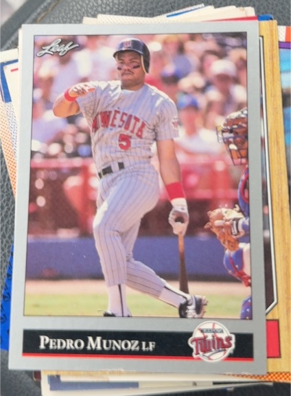 1992 Leaf #53 Pedro Munoz — front