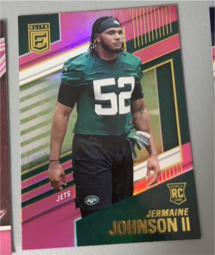 2022 Panini Donruss Elite #140 Jermaine Johnson II Rookie RC — front