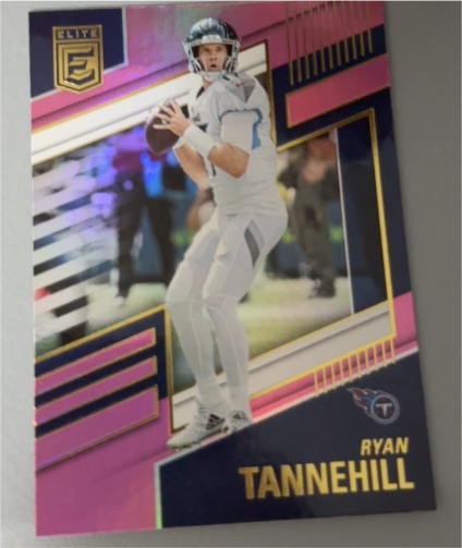 2023 Panini Donruss Elite #86 Ryan Tannehill Pink Parallel — front