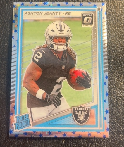 2025 Panini Donruss Optic #202 Ashton Jeanty — front