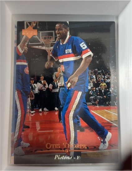 1995-96 Upper Deck #240 Otis Thorpe Detroit Pistons — front