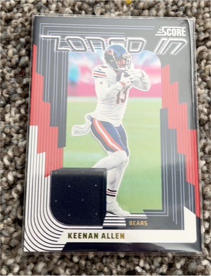 2025 Panini Score Zoned In #ZON-KAN Keenan Allen — front