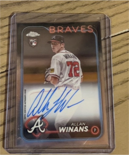 2024 Topps Chrome #RA-AWS Allan Winans — front