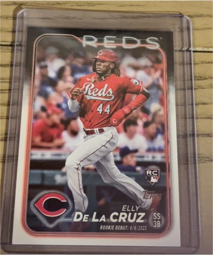 2024 Topps Update Series #US350 Elly De La Cruz Rookie Debut — front