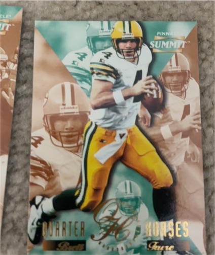 1996 Pinnacle Summit Quarter Horses #192 Brett Favre — front