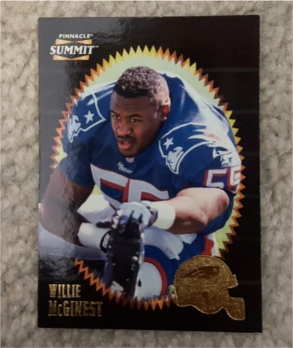 1996 Pinnacle Summit #55 Willie McGinest — front