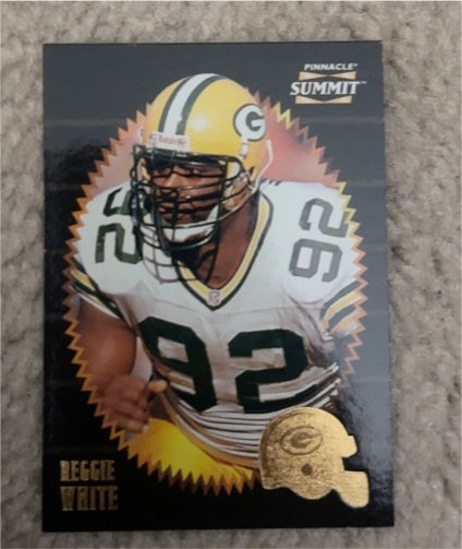 1996 Pinnacle Summit #140 Reggie White — front